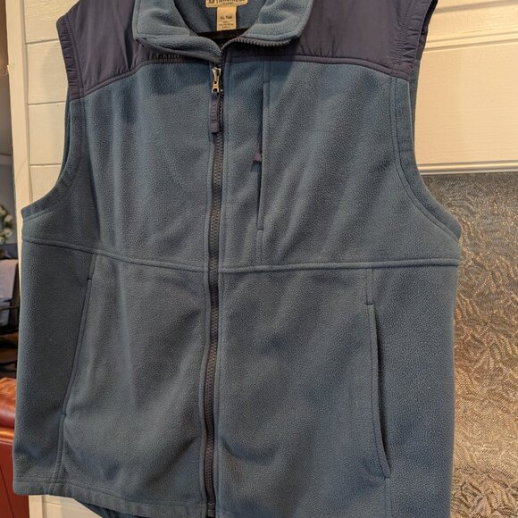 Duluth Trading Company Men's Shoreman Fleece Gridlock Vest Blue XL Tall - Picture 5 of 7
